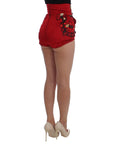 Dolce & Gabbana Enchanted Sicily Embroidered Silk Shorts