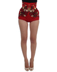 Dolce & Gabbana Enchanted Sicily Embroidered Silk Shorts