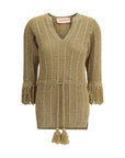 Valentino Lurex knit short Dress