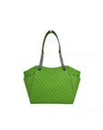 Michael Kors Jet Set Large Chain Shoulder Tote Bag Jungle Green