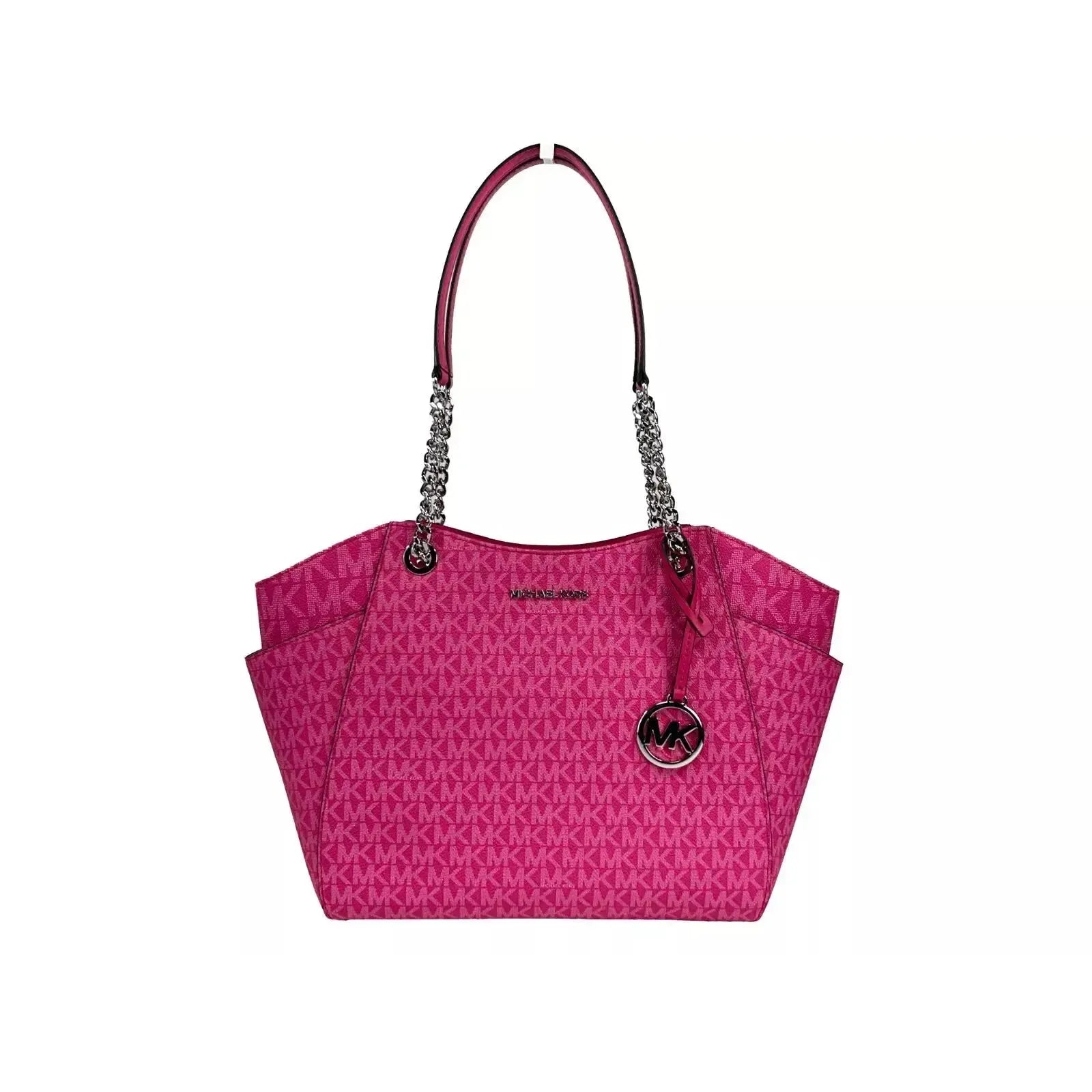 Michael Kors Jet Set Large Chain Shoulder Tote Bag Dragon Fruit
