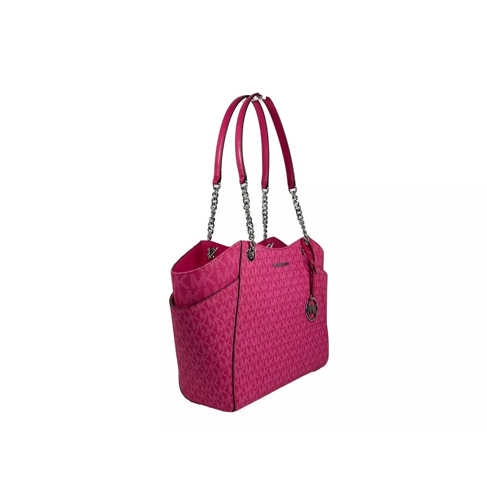 Michael Kors Jet Set Large Chain Shoulder Tote Bag Dragon Fruit