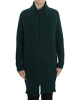 Dolce & Gabbana Elegant Green Cashmere Cardigan Sweater