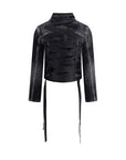 Balenciaga Denim Jacket with ribbon