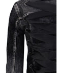 Balenciaga Denim Jacket with ribbon