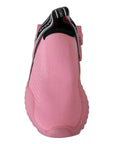 Dolce & Gabbana Pink Low Top Sorrento Sneakers Slip On Casual Shoes