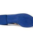 Dolce & Gabbana Blue Crystals Flats Sandals Beachwear Shoes