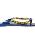 Dolce & Gabbana Blue Crystals Flats Sandals Beachwear Shoes