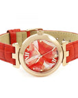 GC Orange Leather Watch