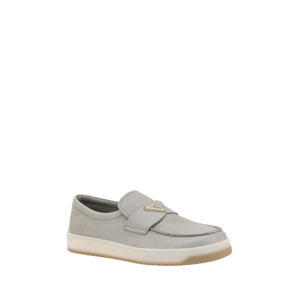 Prada Logoed Loafers
