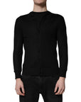 Dolce & Gabbana Black Cashmere Button Down Cardigan Sweater
