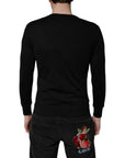 Dolce & Gabbana Black Cashmere Button Down Cardigan Sweater
