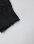 Dolce & Gabbana Black Heraldic Silk Buttoned Pullover Sweater