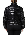 Dolce & Gabbana Black Logo Plaque Full Zip Puffer Jacket
