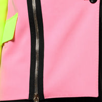Dolce & Gabbana Multicolor Patchwork Embellished Coat Jacket