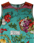 Dolce & Gabbana Multicolor Floral Silk Sleeveless Tank Top