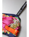 Dolce & Gabbana Multicolor Floral Sleeveless Bustier Cropped Top