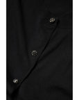 Dolce & Gabbana Black Button Down Short Sleeve Blouse Top