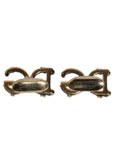 Dolce & Gabbana Gold Tone 925 Sterling Silver DG Logo Accessory Cufflink
