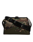 Dolce & Gabbana Multicolor Camouflage Patchwork Crossbody Bag