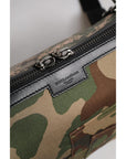 Dolce & Gabbana Multicolor Camouflage Patchwork Crossbody Bag
