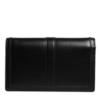 Versace Black Calfskin Leather Chain Strap Shoulder Crossbody Bag