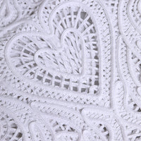 Dolce & Gabbana White Cordonetto Lace Beatrice Tote Shopping Bag