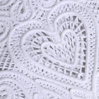 Dolce & Gabbana White Cordonetto Lace Beatrice Tote Shopping Bag
