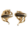 Dolce & Gabbana Multicolor Peacock Feathers 925 Sterling Silver Cufflink