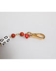 Dolce & Gabbana Multicolor Gold Tone Brass Chain DG Logo Dice Bracelet