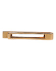 Dolce & Gabbana Black Sapphire Gold Tone Brass Tie Clip Bar