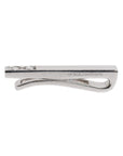 Dolce & Gabbana Silver Tone Brass Logo Branded Tie Clip Bar