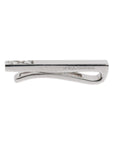 Dolce & Gabbana Silver Tone Brass Logo Branded Tie Clip Bar