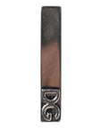Dolce & Gabbana Silver Tone Brass Logo Branded Tie Clip Bar