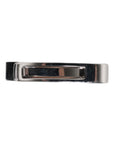 Dolce & Gabbana Silver Tone Brass Logo Branded Tie Clip Bar