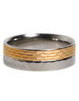 Dolce & Gabbana Gold Silver Tone Real Brass DG Logo Ring