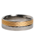 Dolce & Gabbana Gold Silver Tone Real Brass DG Logo Ring