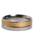 Dolce & Gabbana Gold Silver Tone Real Brass DG Logo Ring