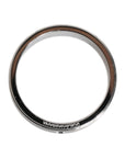 Dolce & Gabbana Silver Tone Brass Clear Crystal DG Logo Ring