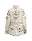 Valentino Embroidered Denim Jacket