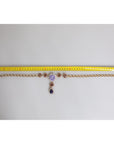 Dolce & Gabbana Gold Brass Floral Crystals Pearl Embellished Necklace