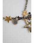 Dolce & Gabbana Silver Gold Brass Embellished Waist Chain Belt
