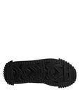 Dolce & Gabbana Black Logo Lace Up Low Top NS1 Sneakers Shoes