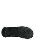 Dolce & Gabbana Black Logo Lace Up Low Top NS1 Sneakers Shoes