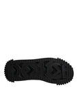 Dolce & Gabbana Black Logo Lace Up Low Top NS1 Sneakers Shoes