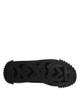 Dolce & Gabbana Black Logo Lace Up Low Top NS1 Sneakers Shoes
