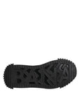 Dolce & Gabbana Black Logo Lace Up Low Top NS1 Sneakers Shoes