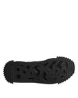 Dolce & Gabbana Black Logo Lace Up Low Top NS1 Sneakers Shoes