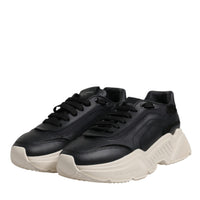 Dolce & Gabbana Black White Daymaster Low Top Sneakers Shoes