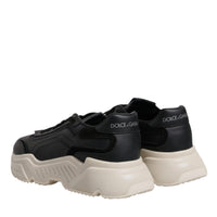 Dolce & Gabbana Black White Daymaster Low Top Sneakers Shoes